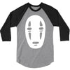 no face noface spirited away chibli manga anime tee 3/4 Sleeve Shirt