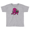 purple octopus playing the bagpipes Toddler T-shirt