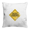 body under construction Throw Pillow