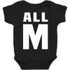 All M Baby Bodysuit