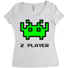 arcade player 2 Women's Triblend Scoop T-shirt