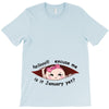 January Peeking Out Asian Baby Girl T-Shirt