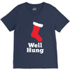 well hung V-Neck Tee
