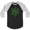 snowflake geek usb green 3/4 Sleeve Shirt