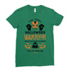 halloween warrior Ladies Fitted T-Shirt