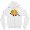 orange juice Zipper Hoodie