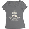 premium vintage 1997 classic perfectly aged limited edition Women's Triblend Scoop T-shirt