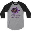 rick gastly 3/4 Sleeve Shirt