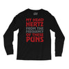 my head hertz from these puns Long Sleeve Shirts