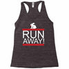 run away rabbit Racerback Tank