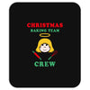 christmas baking team crew angel Mousepad