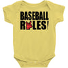 baseball rules Baby Bodysuit