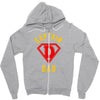 captain dad hero Zipper Hoodie