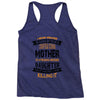 Super Cool Mother Of A Freaking Awesome Granddaughter Racerback Tank