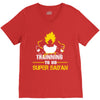 Trainning To Go Super Saiyan V-Neck Tee