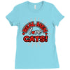 real men love cats (3) Ladies Fitted T-Shirt