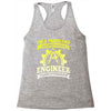 proud engineer dad Racerback Tank