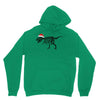 t rex skeleton santa claus Unisex Hoodie