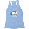 sad unicorn Racerback Tank