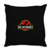 No Internet Throw Pillow