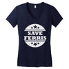 save ferris (3) Women's V-Neck T-Shirt