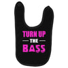 turn up the bass Baby Bibs