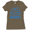 stop waiting Ladies Fitted T-Shirt