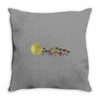 planetary chatter vectorized Throw Pillow
