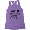 Happy First Father's Day Daddy Racerback Tank