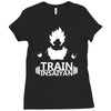train insaiyan (2) Ladies Fitted T-Shirt
