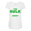 I'm Not Saying I'm The Hulk Maternity Scoop Neck T-shirt