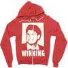 charlie sheen   winning   official Zipper Hoodie