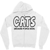 cat lovers Zipper Hoodie