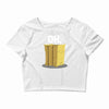 oh hay oh hey girl boy funny pun Crop Top