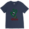 screaming mutant hand V-Neck Tee