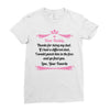 Dear Daddy, Thanks for Being my Dad Baby Boy Letter to Father Ladies Fitted T-Shirt