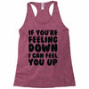 new rude birthday present Racerback Tank