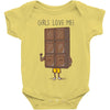 girls love me Baby Bodysuit