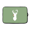 deer skull christmas Laptop sleeve