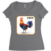 cock Women's Triblend Scoop T-shirt