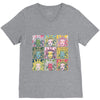 badass hair day V-Neck Tee