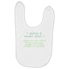 i before e grammar rule Baby Bibs