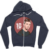 messi top Zipper Hoodie