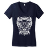 All Men are Created Equal but Only the Best are Born in October Women's V-Neck T-Shirt