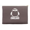penguin chillax funny new Accessory Pouches