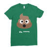 cute poo Ladies Fitted T-Shirt