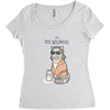 the big meowski Women's Triblend Scoop T-shirt
