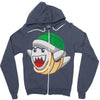 mario turtle Zipper Hoodie