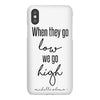 when they go low we go high iPhoneX
