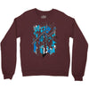 blue vectorfunk Crewneck Sweatshirt